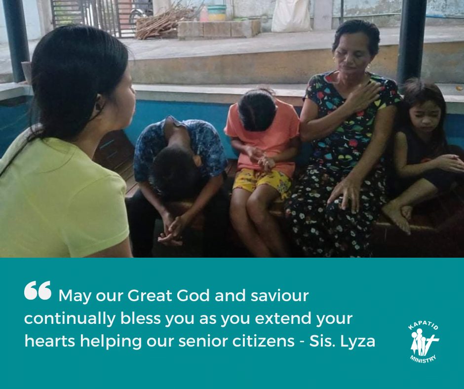 Lyza's Story: Bless a Senior Citizen Project