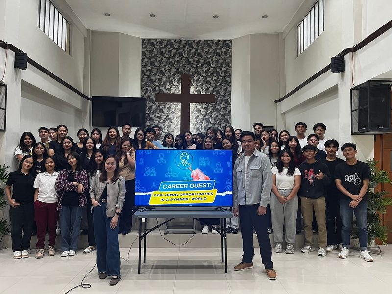 OFW families gathered with a partner church