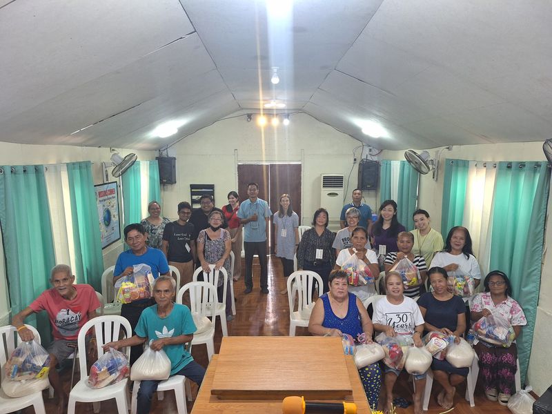 Partners serving at an outreach site