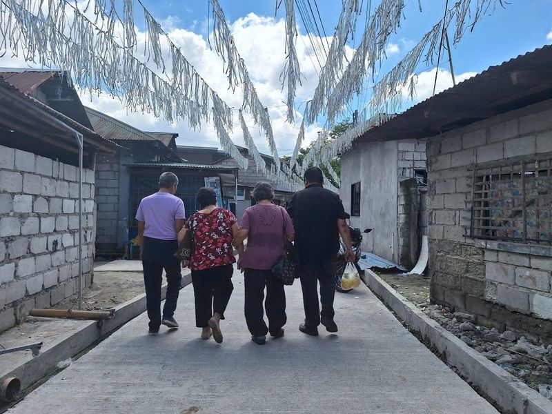 Morning outreach with a local church