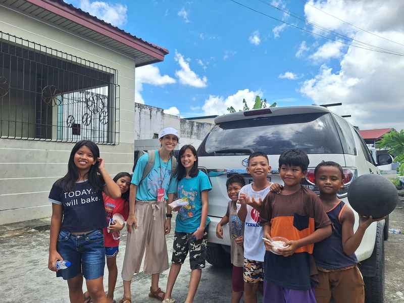 Children at a partner-church program