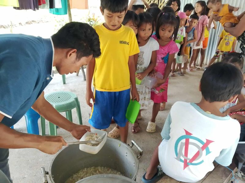 Partners serving together in the community