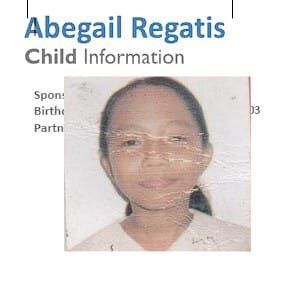 Abegail, a child sponsorship graduate